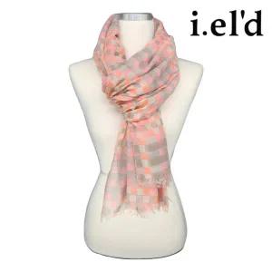 [롯데백화점]아이엘드 파스텔톤 바둑무늬 스카프 SLI225