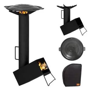 [벅703]BUCK703 땡가격 SALE 로켓 캠핑화로대+무쇠솥뚜껑+가방 불멍화로대 화로대 바베큐그릴 캠핑용품