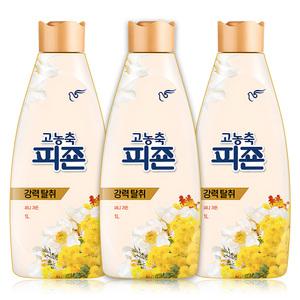 고농축 피죤 강력탈취 섬유유연제 써니 가든 1L x 3개