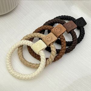 스마일 5P 헤어끈 데일리 무매듭 머리끈 헤어밴드