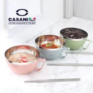 까사니 파스타볼 6P 세트(볼3개+젓가락3쌍)