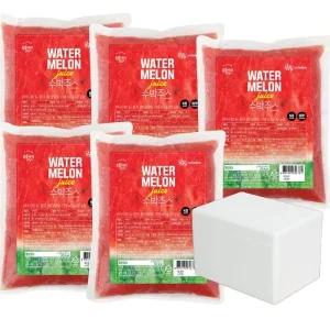 대상 복음자리 수박주스 1kg 5개 아이스박스무료 땡모반