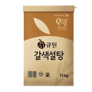 큐원 갈색설탕 15kg