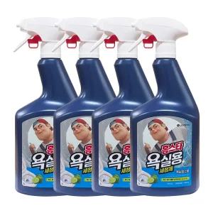 엘지생활건강 홈스타 맥스프레쉬 욕실용 세정제 900ml 4개 / 욕실 변기 물때 찌든때 곰팡이 청소세제