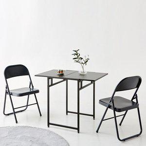 [신세계몰]확장형 테이블 책상 작업대 원룸 식탁 공간활용 접이식 철제테이블