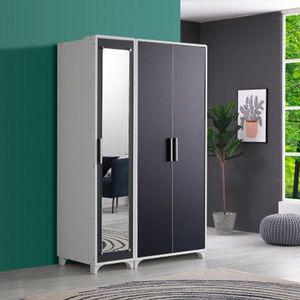 두리트 선반 장롱세트 거울도어형 1200