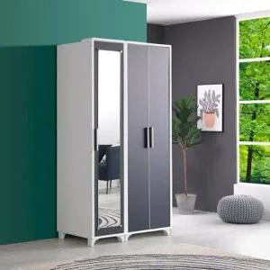 두리트 선반 장롱세트 거울도어형 1000