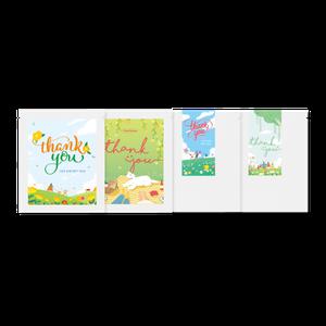 NEW 감사 스티커 4종 (100장)