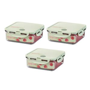 락앤락 비스프리 퓨어 정사각 870ML, 3개