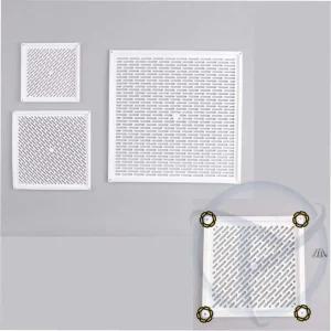 그릴 PVC 백색 환기커버 환풍구덮개 환풍기카바