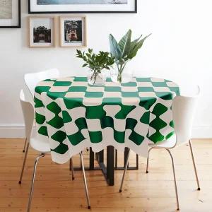 쿠킹홈 인테리어 체크 식탁보 감성 테이블커버