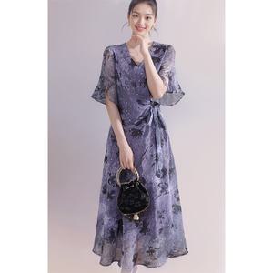 [비니브]크로니건 쉬폰랩 원피스