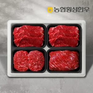 [롯데백화점]농협횡성한우 1등급 농협횡성한우 구이정육모듬세트 5호 (채끝2+불고기+국거리)