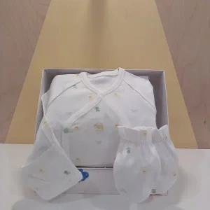 [블루독베이비](신세계 사우스시티)WH)클린비비배내저고리,손싸개 선물세트44A70-000-01+44A70-008-01)4...