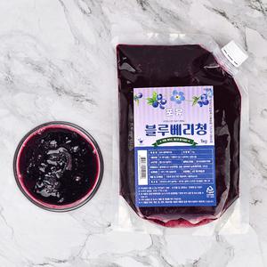 포유 블루베리청 카페 블루베리 에이드 대용량 5kg(1kgx5)