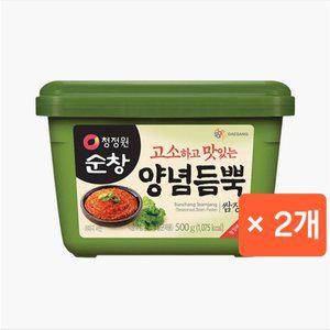 [청정원](의정부점)순창 양념듬뿍쌈장(PET)500g 2개