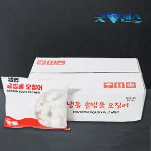 솔방울 오징어 1BOX 2kg(200g x 10팩) 짬뽕재료, 칼집오징어