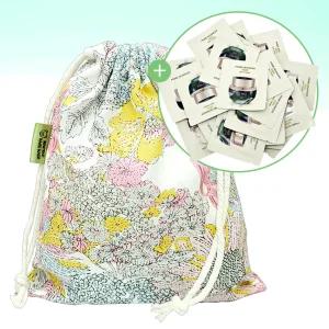 스트링파우치 복주머니 파우치(오휘 프라임 어드밴서 아이크림 60매) 봄바람M