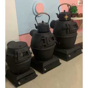 주물화목난로 가정용 벽난로 시골마당 중형 나무소각