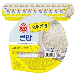 맛있는 오뚜기 큰밥 300g 백미밥 24개
