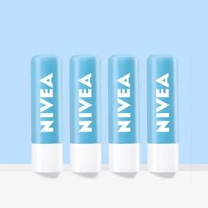 니베아 립케어 모이스춰 케어 4.8g X 4개