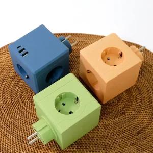 MPG  Art01 큐브 납작 고용량 멀티탭 USB  C타입 충전기 선이없는 무선 콘센트