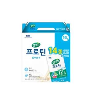 셀렉스 프로틴음료 로우슈거 선믈세트[190mlX16팩]