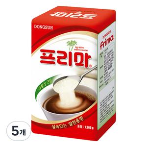 동서 프리마 카페 커피 사무실 1.2kg 5개