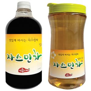 홍치마 대용량 자스민차 원액 중국집 중식당 음료 고농축 액상차 다홍치마 1,000ml