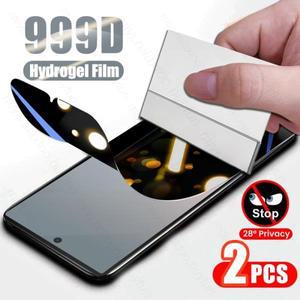 사생활 보호 하이드로겔 필름, 삼성 갤럭시 Z 폴드 6 5G 케이스, 스크린 보호대, 유리 아님, Z6, 2 개