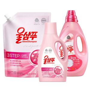 애경산업 울샴푸 오리지날 용기/리필 1L/2L/1.4L 액체형 세탁세제