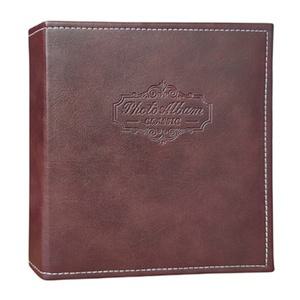 알파커머스 접착식 포토앨범, 브라운, 50매