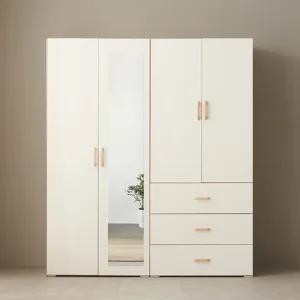 [초특가] 트리플 아델라 LPM 키큰장_도어 1600 거울 옷장세트