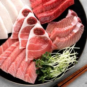 [푸드앙] 정도 참치회 프리미엄 세트 280g (눈다랑어+황새치+참다랑어)