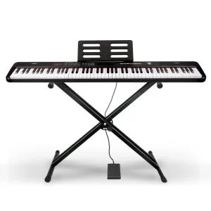 88건반 교습용 디지털 피아노 안젤리아 블랙 + 악보대 + 서스테인페달 + 쌍열스탠드 세트