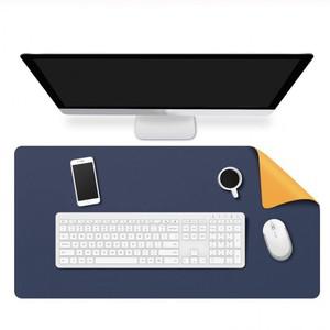 다용도 프리미엄 PU 가죽 양면 데스크 매트 800x400 사무실 컴퓨터 책상 마우스패드 장패드