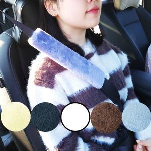 자동차 차량용 안전벨트 커버 쿠션 극세사 1P