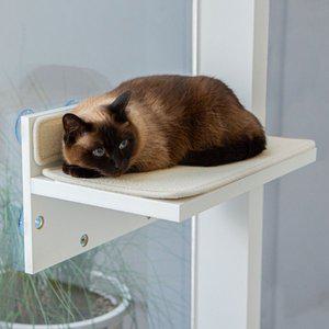 [모넬로]냥단 쉼터 고양이 캣타워 윈도우 선반 화이트 DO23049