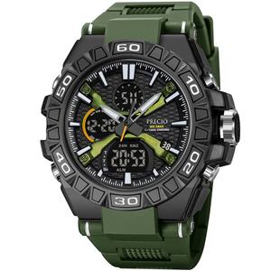 프레시오 군인군용군대 방수남성용디지털 전자손목시계P2407-AG