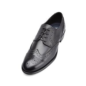 보닌 천연소가죽 도트라인 윙팁 더비구두 CIN277BK