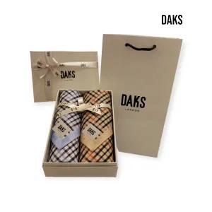 [롯데백화점]닥스 남성 손수건 2매세트 선염177번