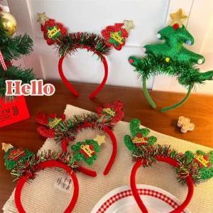 말짜샵 크리스마스 산타 트리 루돌프 머리띠 인생네컷 소품