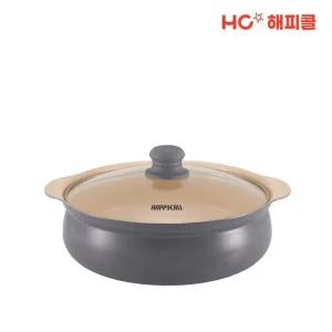 [해피콜]HC해피콜 친환경 세라믹코팅 아리 IH 인덕션 테이블냄비 24cm