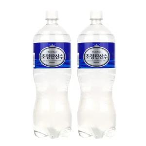 초정탄산수 플레인 음료 대용량 음료간식 1.5L 36개