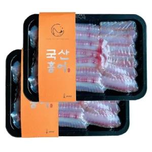 [S] [백년수산] 국산 홍어 250g x 2팩 + [증정] 미니초장 2개