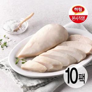 하림ㅣ수비드 닭가슴살 오리지널 100g 10팩
