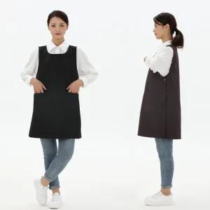 구김없는 포그니 투포켓 원피스형 앞치마