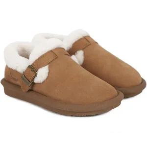 [정품]  UGG 카멜리아 스웨이드 양털 로퍼 (OUW247-CHESTNUT)
