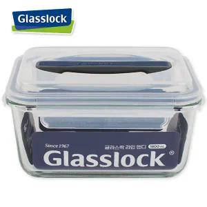 글라스락 핸디형 김치통-1800ml 밀폐용기 반찬통 쌀통 내열강화유리 다용도통 저장용기