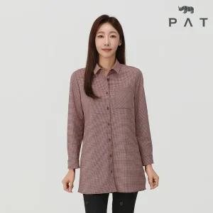 [PAT 여성] 체크 와이에리 셔츠_1I61502